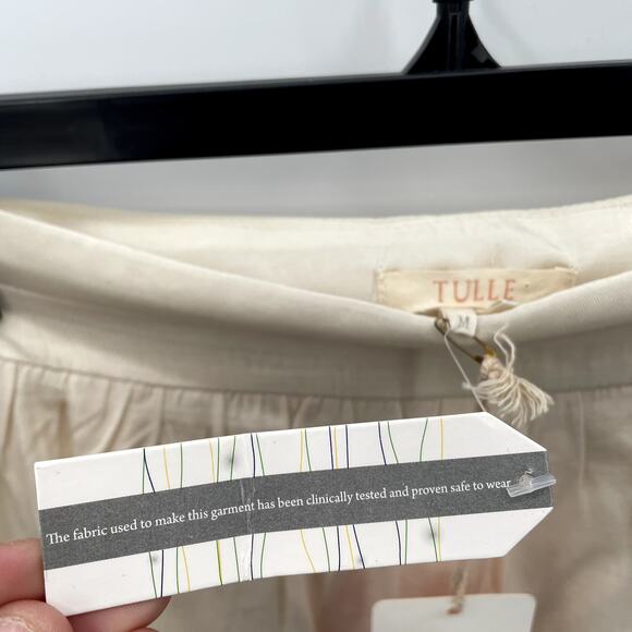 TULLE FASHION NWT Ivory A line Skirt // M - Picture 5 of 7